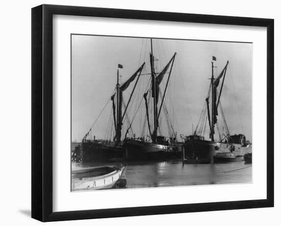 Thames Barges-null-Framed Photographic Print