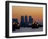 Thames Barrier, O2 Arena, Canary Wharf, London, England, United Kingdom, Europe-Charles Bowman-Framed Photographic Print