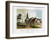 Thames Ditton Church, Surrey, 1816-I Hassell-Framed Giclee Print