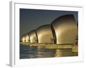 Thames Flood Barrier, Woolwich, Near Greenwich, London, England, United Kingdom, Europe-Miller John-Framed Photographic Print