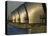 Thames Flood Barrier, Woolwich, Near Greenwich, London, England, United Kingdom, Europe-Miller John-Stretched Canvas