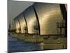 Thames Flood Barrier, Woolwich, Near Greenwich, London, England, United Kingdom, Europe-Miller John-Mounted Photographic Print