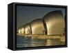 Thames Flood Barrier, Woolwich, Near Greenwich, London, England, United Kingdom, Europe-Miller John-Framed Stretched Canvas