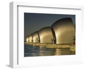 Thames Flood Barrier, Woolwich, Near Greenwich, London, England, United Kingdom, Europe-Miller John-Framed Photographic Print