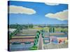 Thames Gateway, Summer, 2005/6 (Oil on Canvas)-Noel Paine-Stretched Canvas