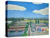 Thames Gateway, Summer, 2005/6 (Oil on Canvas)-Noel Paine-Stretched Canvas