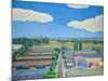 Thames Gateway, Summer, 2005/6 (Oil on Canvas)-Noel Paine-Mounted Giclee Print