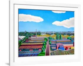 Thames Gateway Summer-Noel Paine-Framed Giclee Print