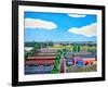 Thames Gateway Summer-Noel Paine-Framed Giclee Print