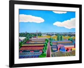 Thames Gateway Summer-Noel Paine-Framed Giclee Print