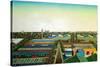 Thames Gateway Winter-Noel Paine-Stretched Canvas