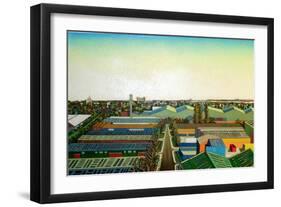 Thames Gateway Winter-Noel Paine-Framed Giclee Print