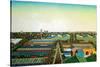 Thames Gateway Winter-Noel Paine-Stretched Canvas