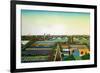 Thames Gateway Winter-Noel Paine-Framed Giclee Print