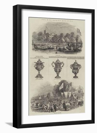 Thames Grand Regatta-null-Framed Giclee Print