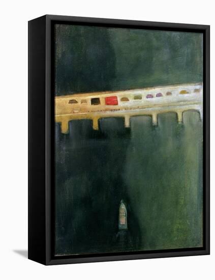 Thames II, 1996-Albert Herbert-Framed Stretched Canvas