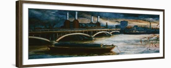 Thames Lighter Boat, 2000-Lee Campbell-Framed Giclee Print