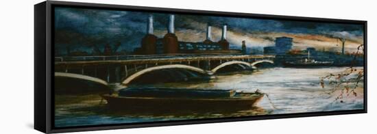 Thames Lighter Boat, 2000-Lee Campbell-Framed Stretched Canvas