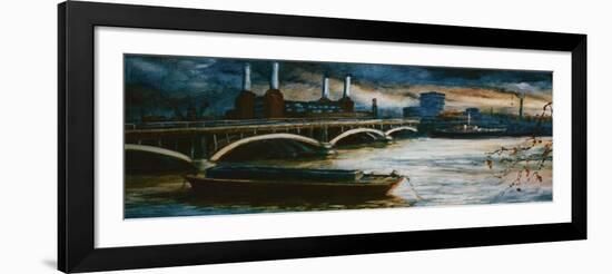 Thames Lighter Boat, 2000-Lee Campbell-Framed Giclee Print