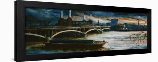 Thames Lighter Boat, 2000-Lee Campbell-Framed Giclee Print