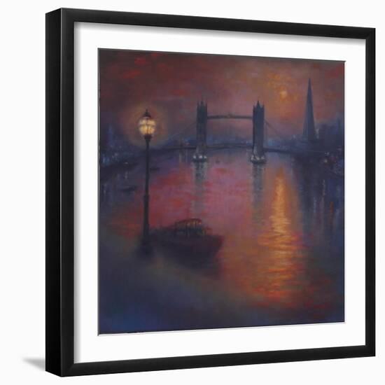 Thames Nocturne, 2005-Lee Campbell-Framed Giclee Print