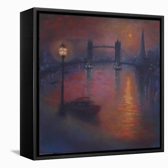 Thames Nocturne, 2005-Lee Campbell-Framed Stretched Canvas