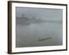 Thames - Nocturne in Blue and Silver, c.1872/8-James Abbott McNeill Whistler-Framed Giclee Print