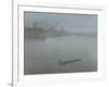 Thames - Nocturne in Blue and Silver, c.1872/8-James Abbott McNeill Whistler-Framed Giclee Print