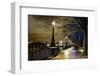 Thames River Bank Offers a Well Lit Walk, London, Uk-Richard Wright-Framed Photographic Print