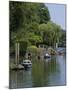 Thames River View Near York House, Richmond, Surrey, England, Uk-null-Mounted Photographic Print