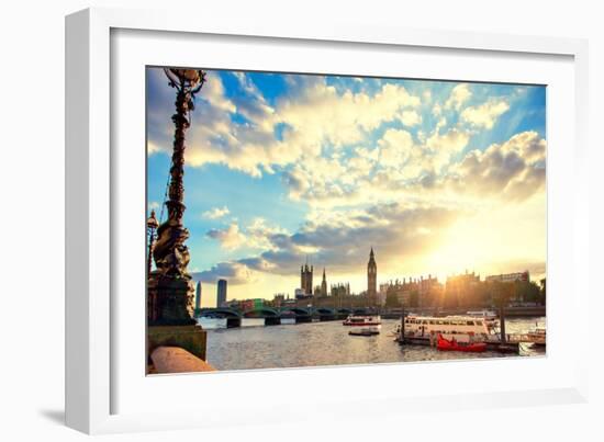 Thames River-Emily Navas-Framed Premium Giclee Print