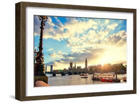 Thames River-Emily Navas-Framed Art Print