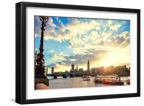 Thames River-Emily Navas-Framed Art Print