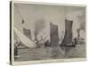 Thames Sailing-Barge Match, Topsail-Barges Starting-null-Stretched Canvas