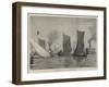 Thames Sailing-Barge Match, Topsail-Barges Starting-null-Framed Giclee Print