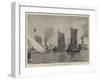 Thames Sailing-Barge Match, Topsail-Barges Starting-null-Framed Giclee Print