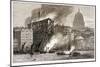 Thames Street Fire, London, 1872-null-Mounted Giclee Print