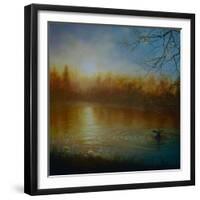 Thames Sunrise, 2004-Lee Campbell-Framed Giclee Print