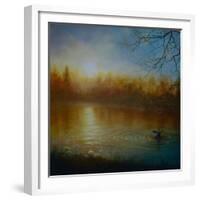 Thames Sunrise, 2004-Lee Campbell-Framed Giclee Print