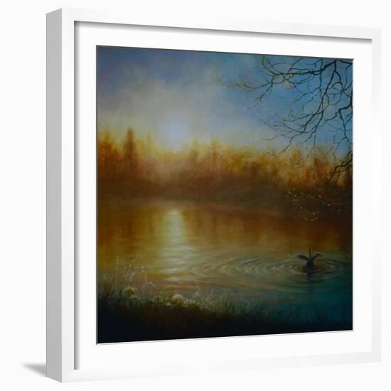 Thames Sunrise, 2004-Lee Campbell-Framed Giclee Print