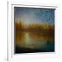 Thames Sunrise, 2004-Lee Campbell-Framed Giclee Print