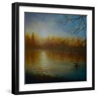 Thames Sunrise, 2004-Lee Campbell-Framed Giclee Print