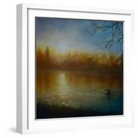 Thames Sunrise, 2004-Lee Campbell-Framed Giclee Print