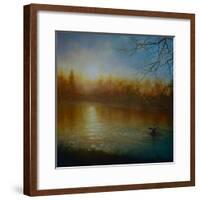 Thames Sunrise, 2004-Lee Campbell-Framed Giclee Print