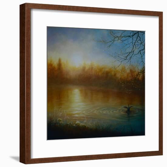 Thames Sunrise, 2004-Lee Campbell-Framed Giclee Print