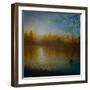 Thames Sunrise, 2004-Lee Campbell-Framed Premium Giclee Print