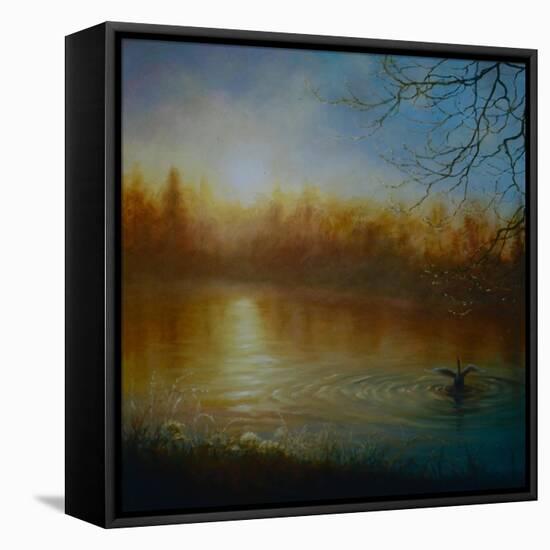 Thames Sunrise, 2004-Lee Campbell-Framed Stretched Canvas