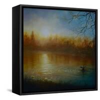 Thames Sunrise, 2004-Lee Campbell-Framed Stretched Canvas