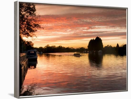 Thames Sunset 1-Charles Bowman-Framed Photographic Print