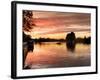 Thames Sunset 1-Charles Bowman-Framed Photographic Print